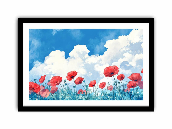 Red Poppies 13  Art Print
