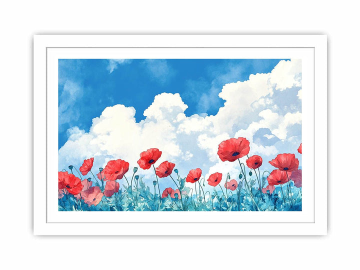 Red Poppies 13 Streched canvas