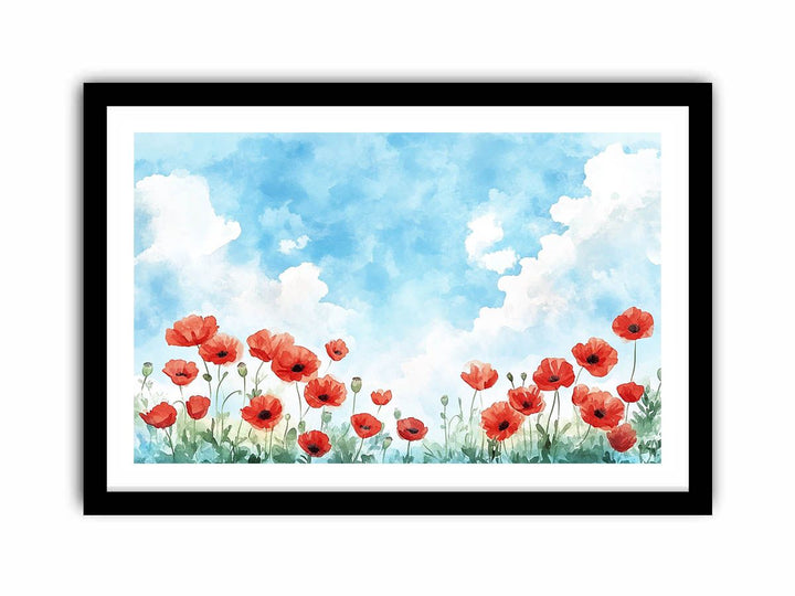 Red Poppies 14  Art Print