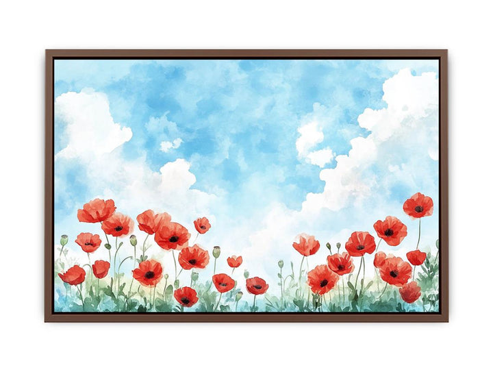 Red Poppies 14  Poster