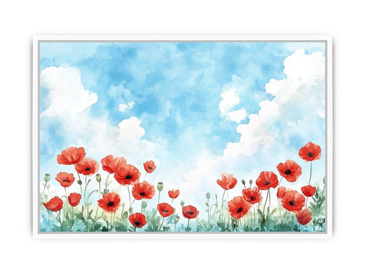 Red Poppies 14 Framed Print