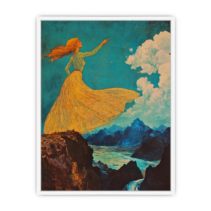 Skyward Soul Framed Print