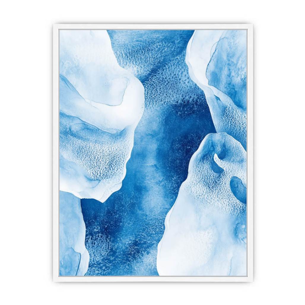 Crystal Echoes Framed Print