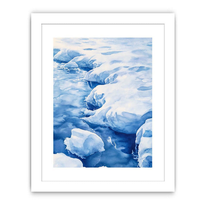 Icy Whispers Streched canvas