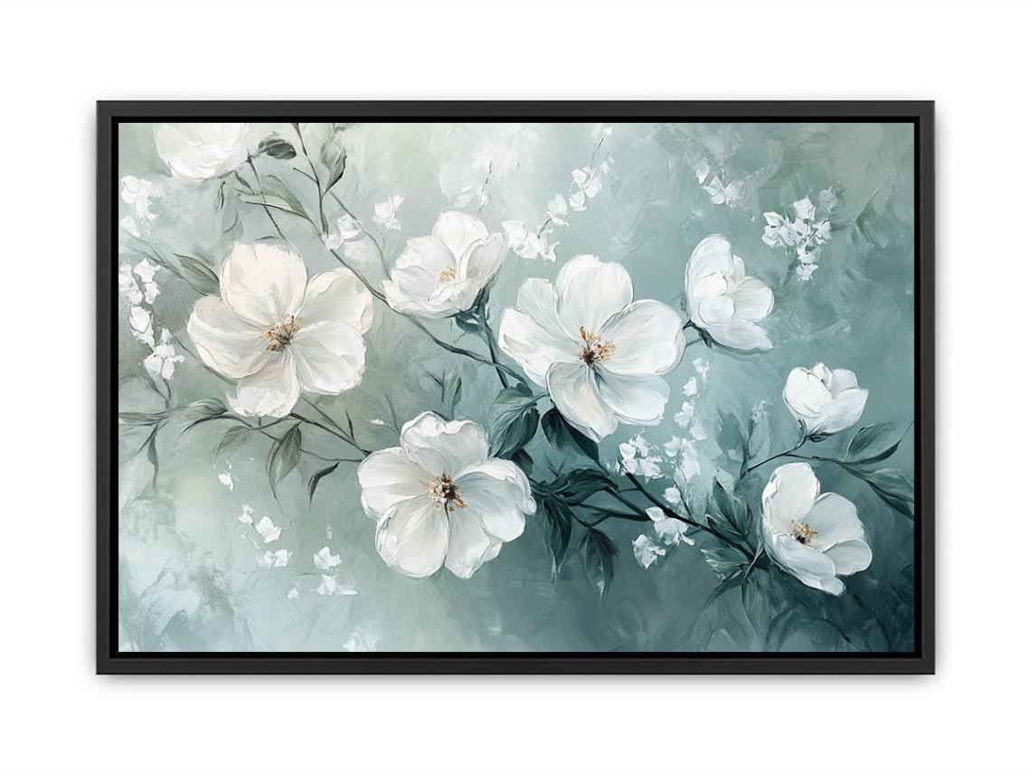 Flourish in White  Painting