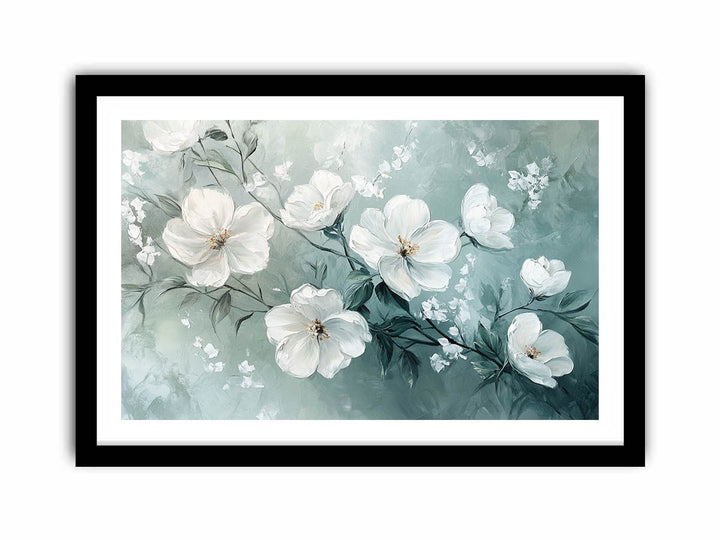 Flourish in White  Art Print