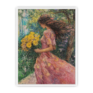 Whispered Brushstrokes Framed Print