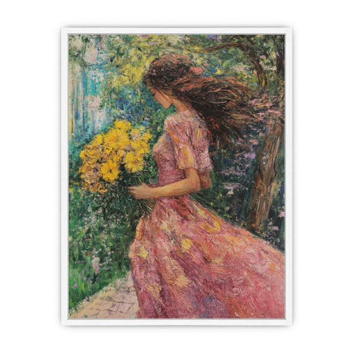 Whispered Brushstrokes Framed Print