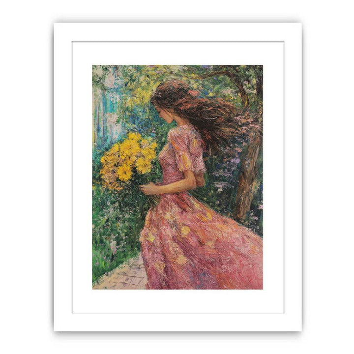 Whispered Brushstrokes Streched canvas