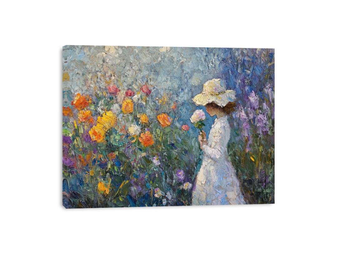 Softly in Bloom Canvas Print