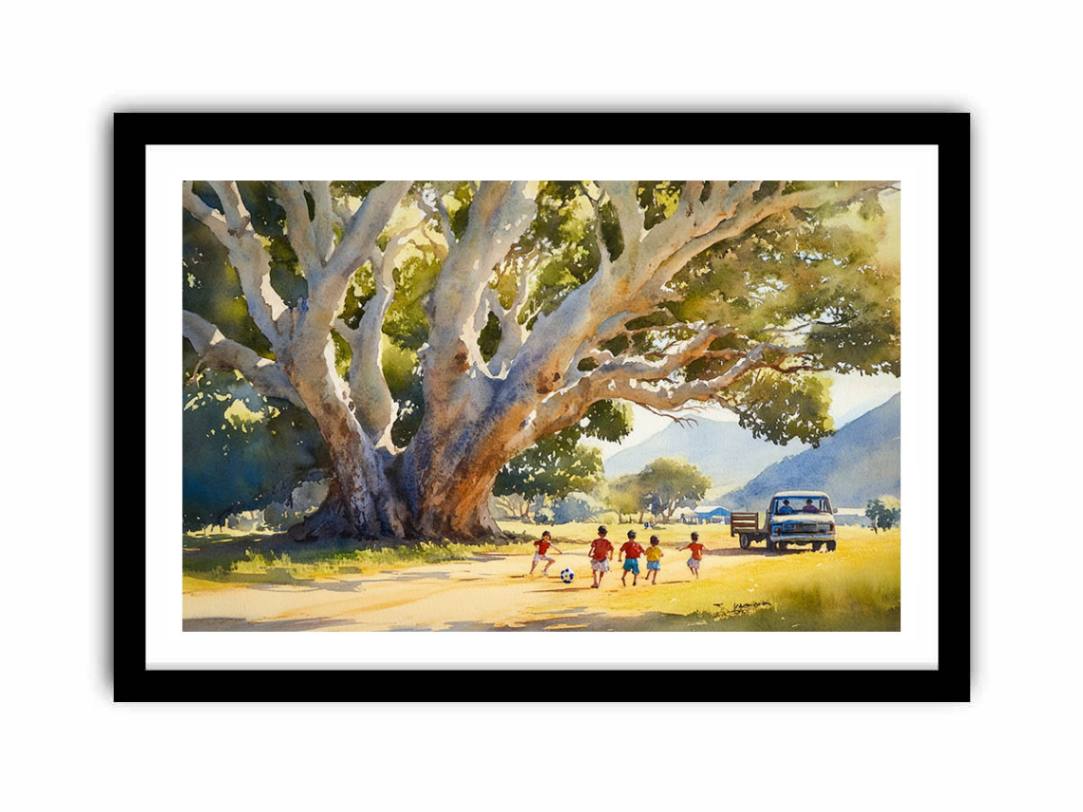Whispers of Childhood  Art Print