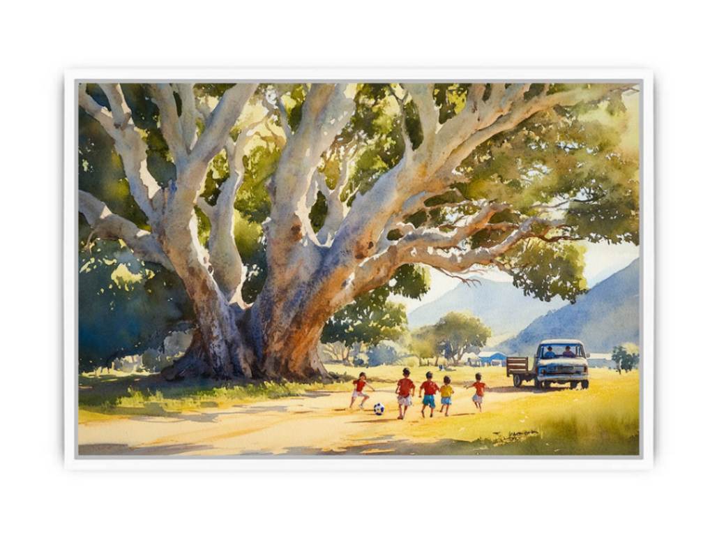 Whispers of Childhood Framed Print