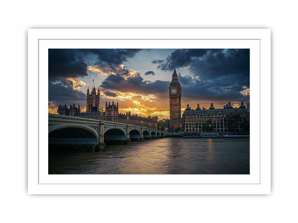 Timeless Thames Streched canvas