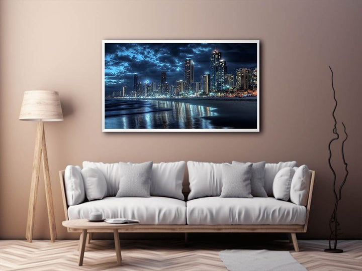 Surfer Paradise In Night 