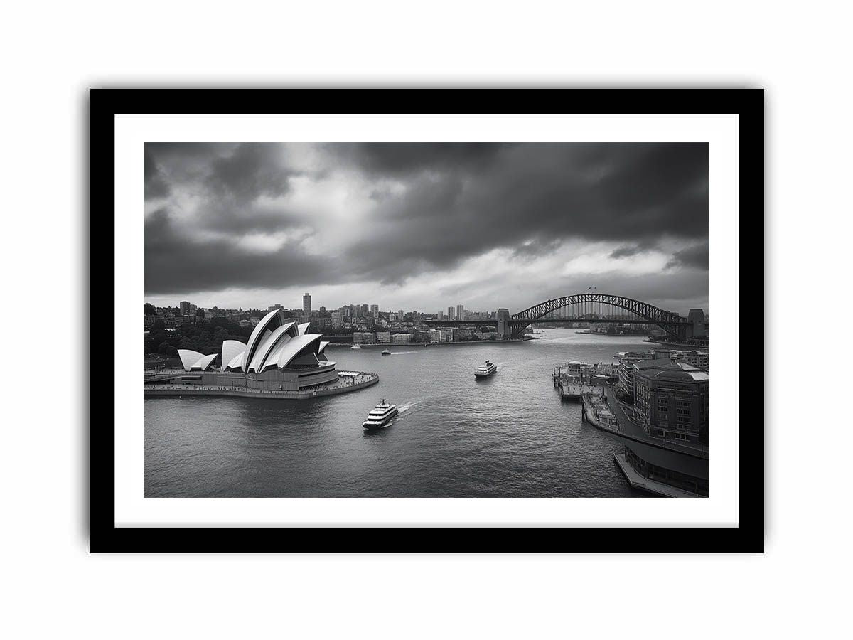 Sydney Skyline  Art Print