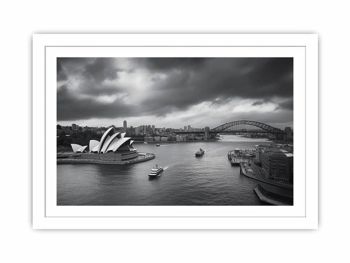 Sydney Skyline Streched canvas