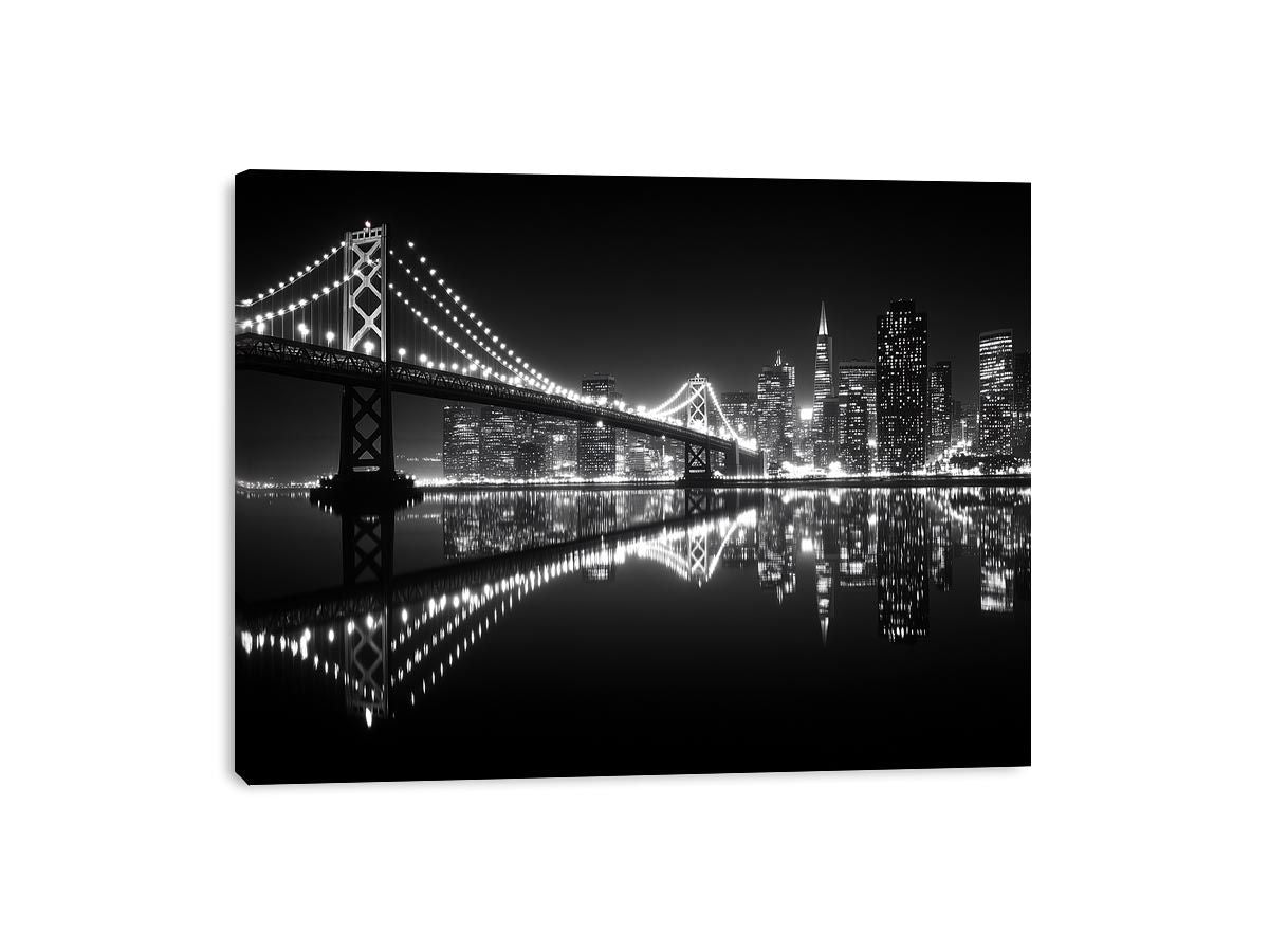 San Francisco Monochrome  Canvas Print
