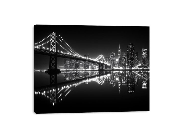 San Francisco Monochrome  Canvas Print