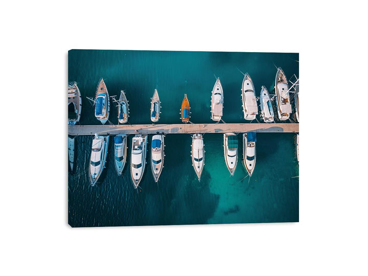 Sailing Silhouettes Canvas Print