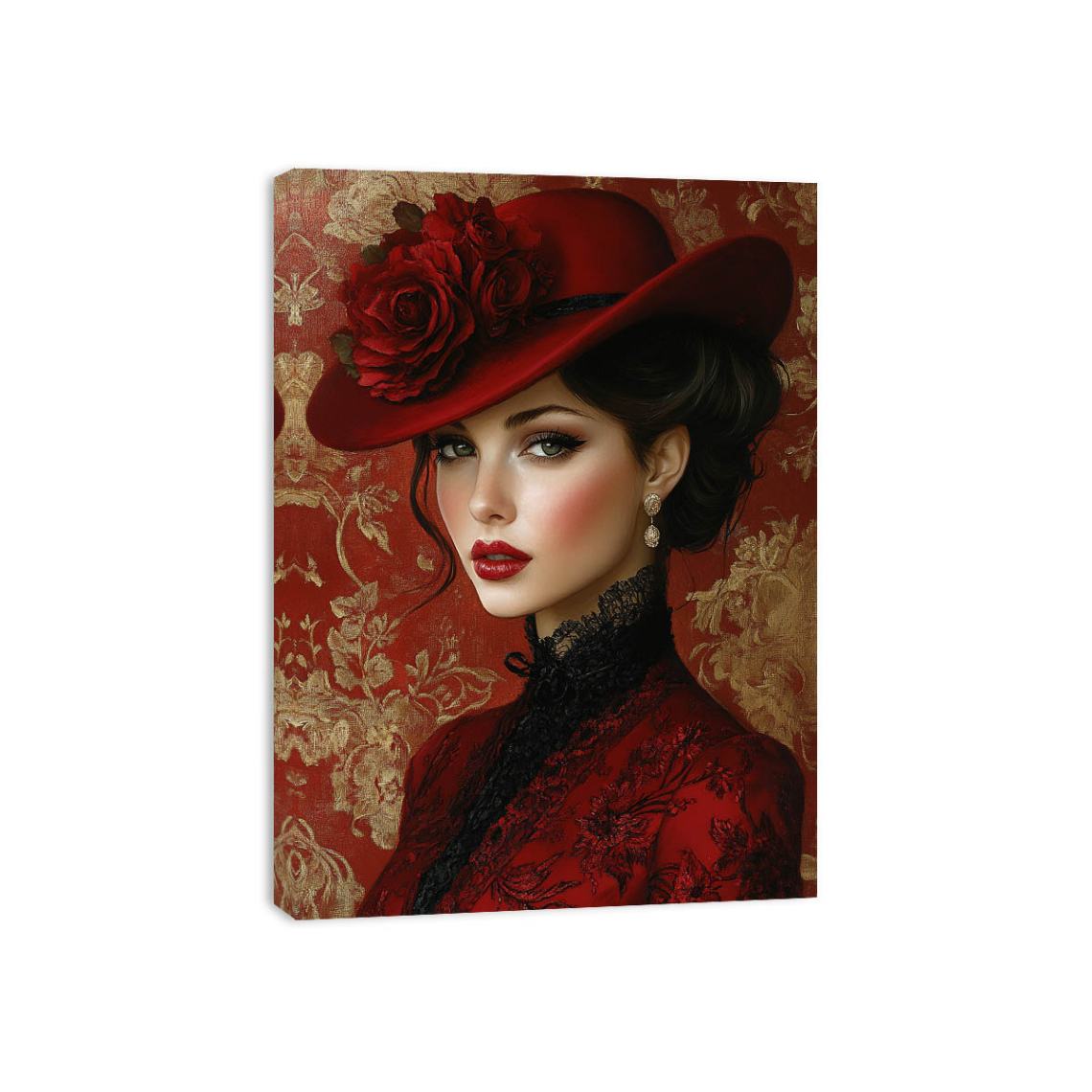 The Red Enchantress Canvas Print