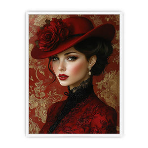 The Red Enchantress Framed Print