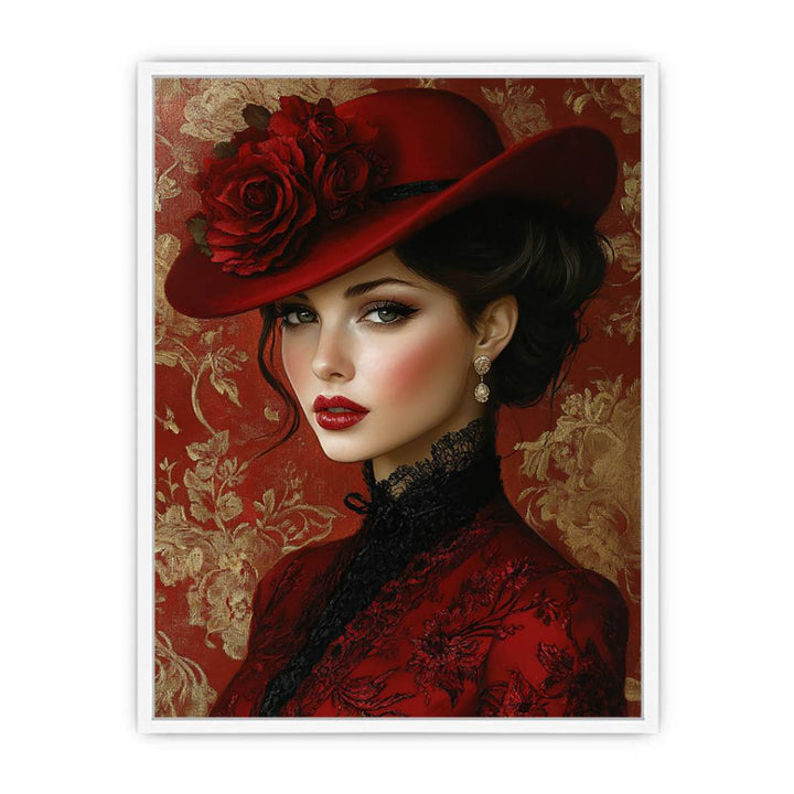 The Red Enchantress Framed Print