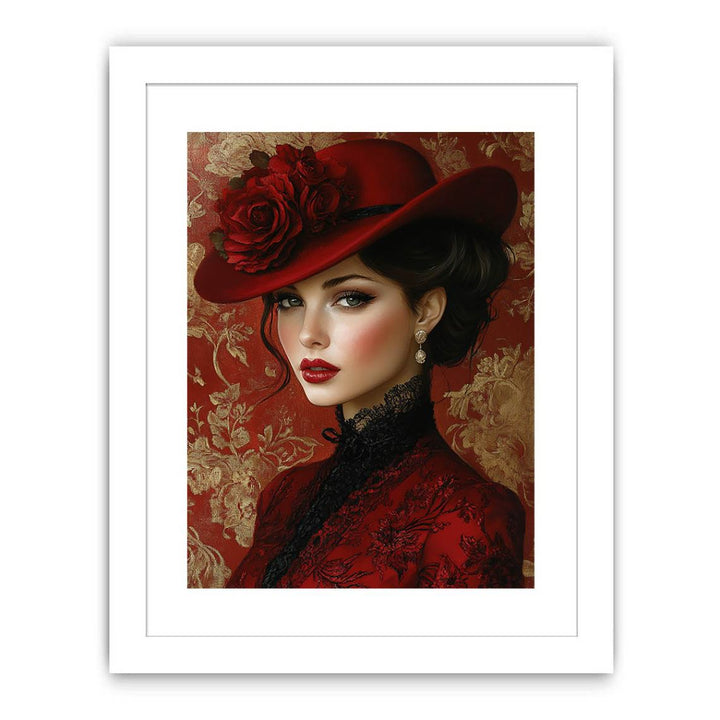 The Red Enchantress Streched canvas