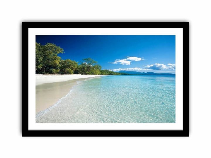 Gympie Beach  Art Print