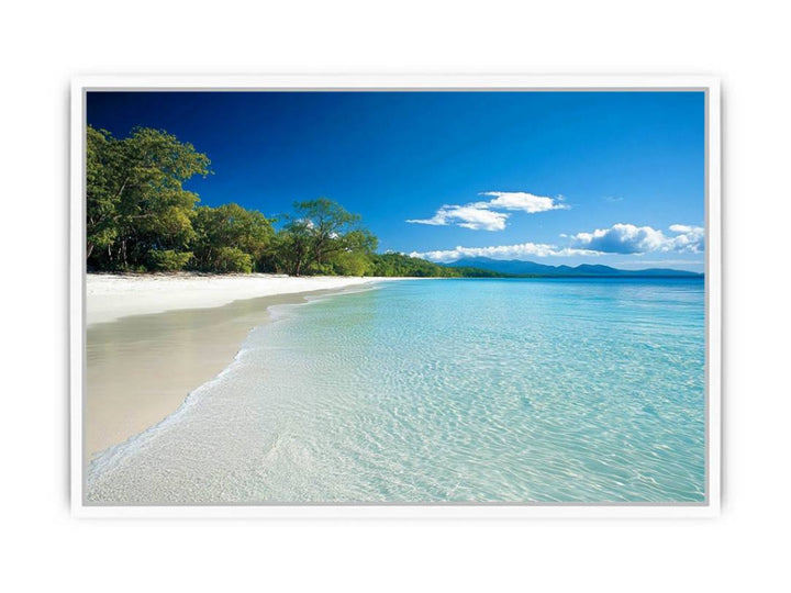 Gympie Beach Framed Print