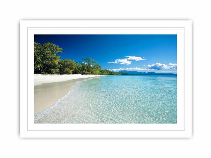 Gympie Beach Streched canvas