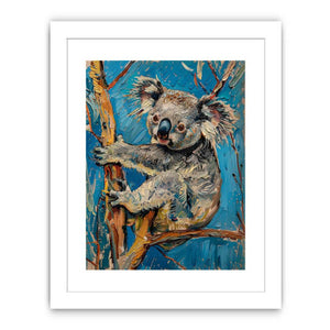 Moonlit Koala Streched canvas