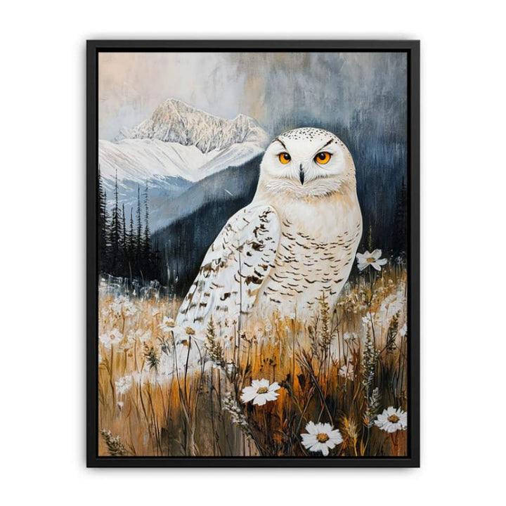 Moonlit Guardian Owl  Painting