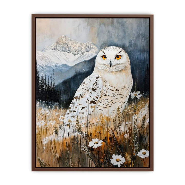 Moonlit Guardian Owl  Poster