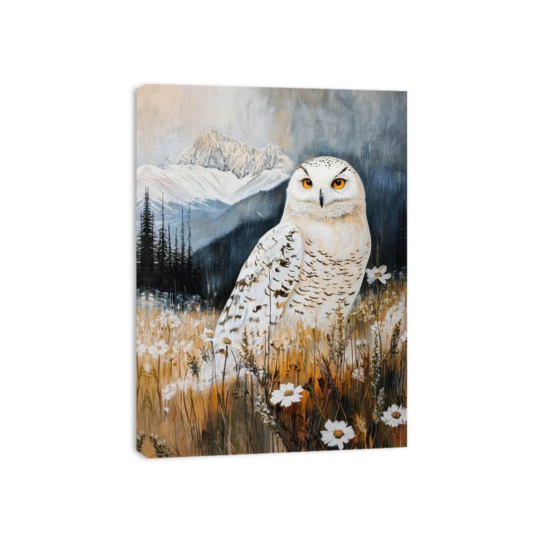 Moonlit Guardian Owl Canvas Print