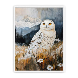 Moonlit Guardian Owl Framed Print