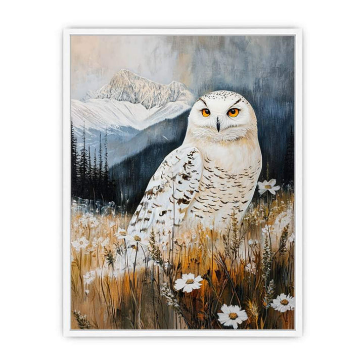 Moonlit Guardian Owl Framed Print