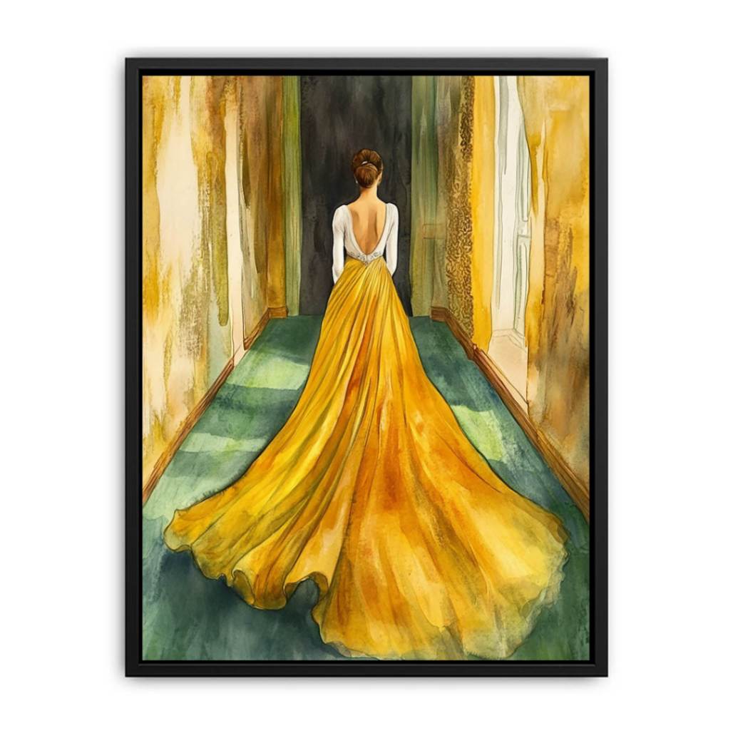 Girl In Gold  Painting