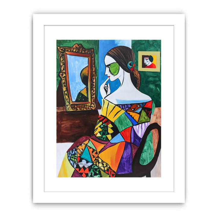 Picasso Woman Streched canvas