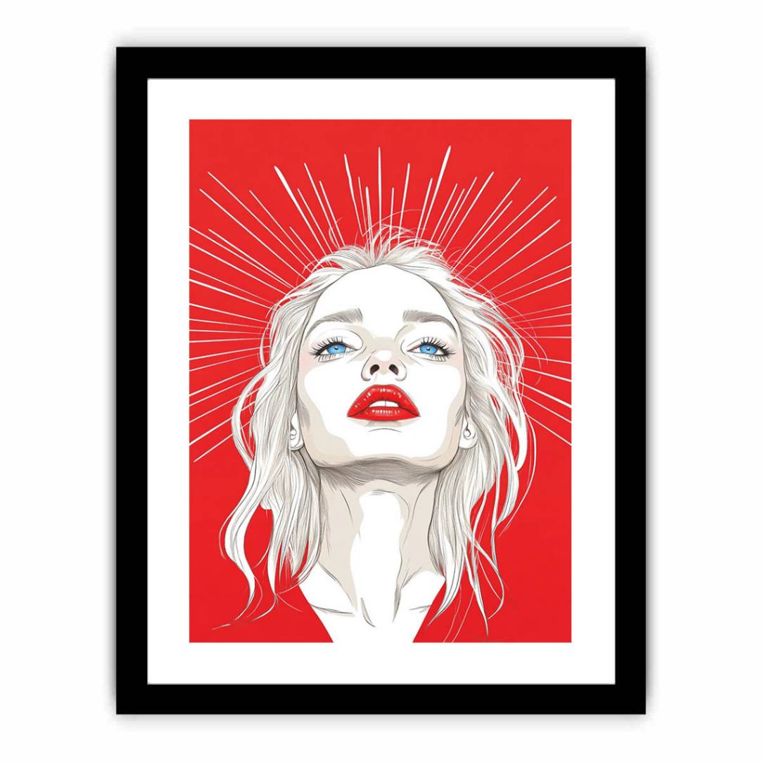 Blue Eyes  Art Print