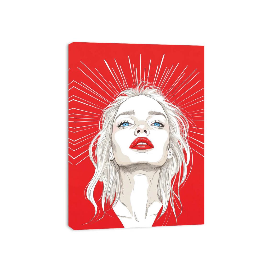 Blue Eyes Canvas Print