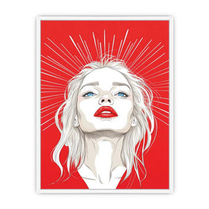 Blue Eyes Framed Print