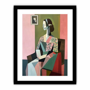 Cubist Whispers  Art Print