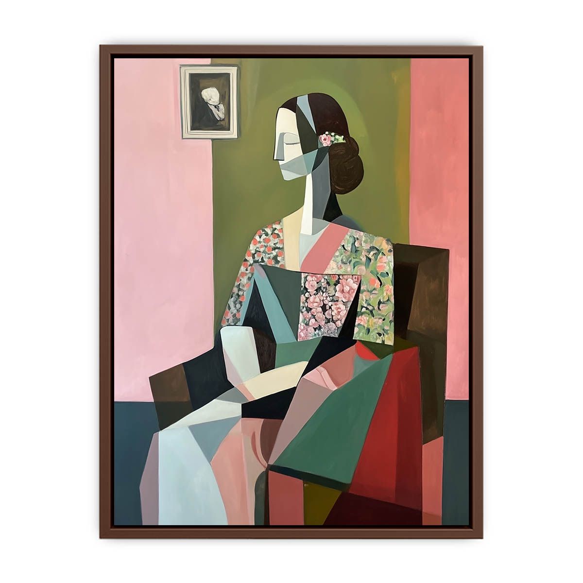 Cubist Whispers  Poster