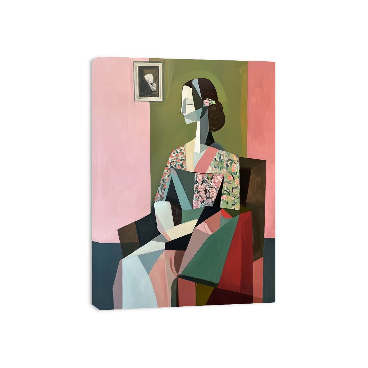 Cubist Whispers Canvas Print