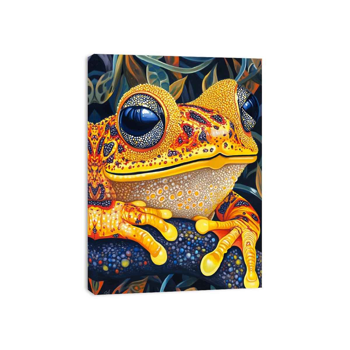Corroboree Frog Canvas Print