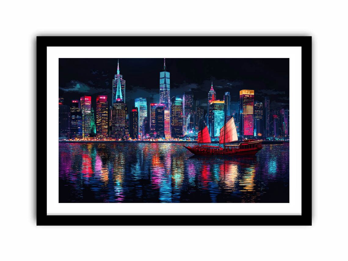 Iconic Skyline   Art Print