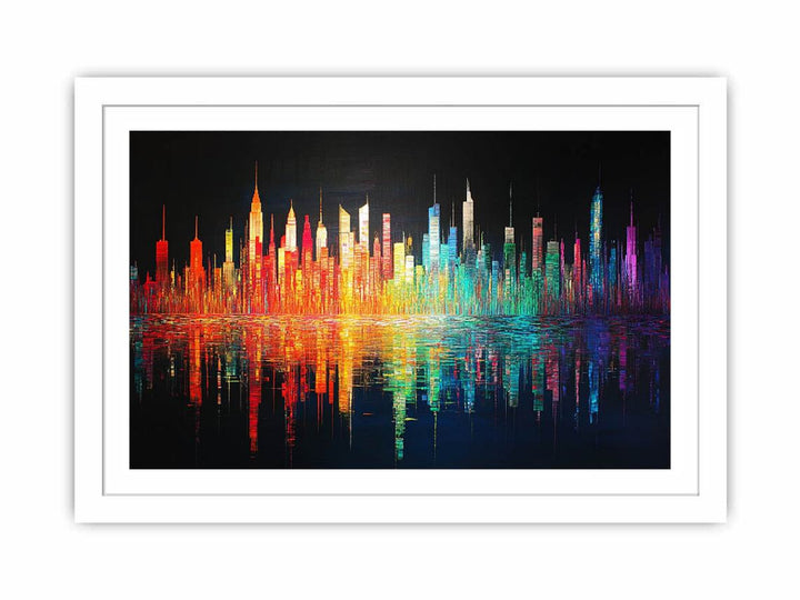 Midnight Glow Streched canvas