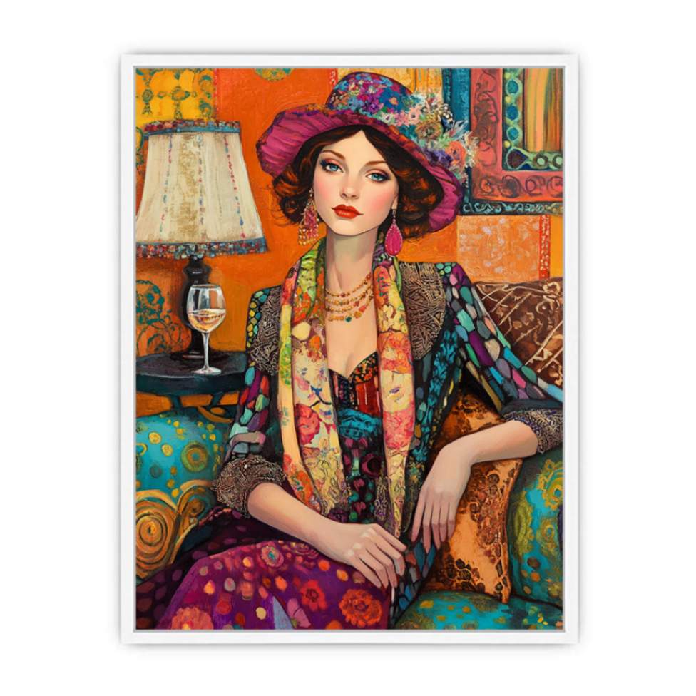 Ethereal Diva Framed Print