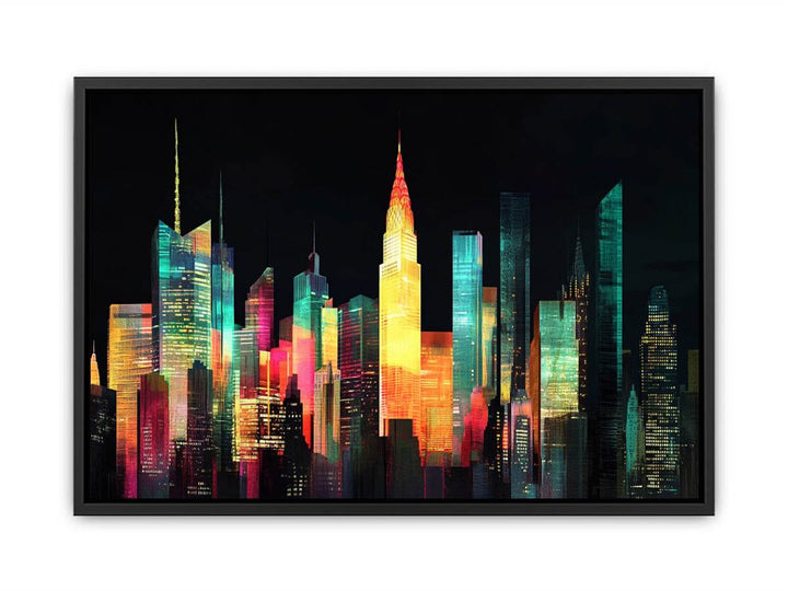 Moonlit Towers  Painting