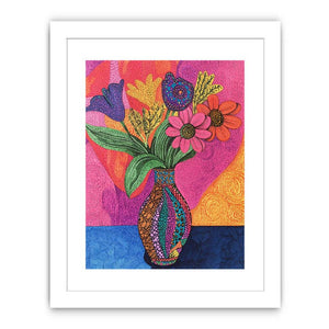 Floral Elegance Streched canvas
